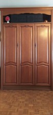 lit armoire merisier