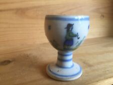 Coquetier HR Quimper Henriot, homme à la pipe