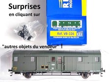 Fourgon REE MODELES VB-326 OCEM 32 Est sans feux Ep.III/IV SNCF HO #60exs