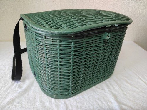 Ancien panier pêche en - panier,