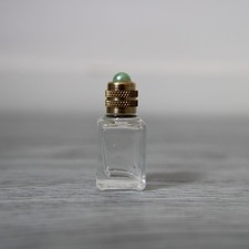 3.5 cm, Petite bouteille en verre, miniature vide en verre transparente