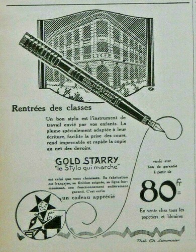 Publicité presse 1926 gold - publicitÉ, de