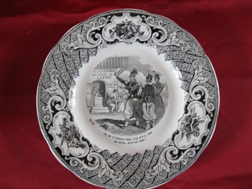 Assiette parlante creil - assiette,