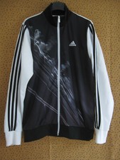 Veste Adidas Noire et Blanche Jacket Homme Tracksuit Sport Town - M