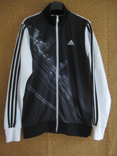 Veste adidas noire blanche - et,