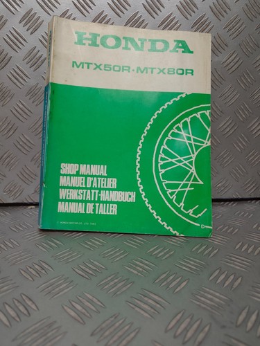Manuel atelier honda mtx50r - manuel,