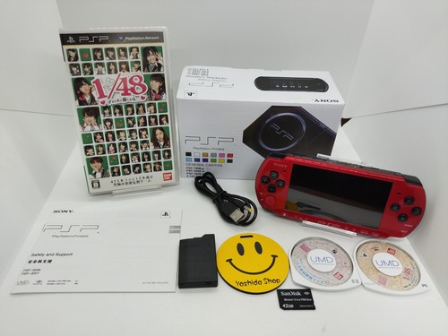 Système sony psp 3000 rouge - système,