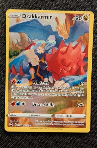 Carte pokémon drakkarmin - carte,