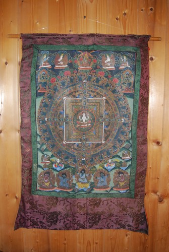Thangka peinture sur - , tissu