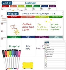 Calendrier magnétique 3pcs