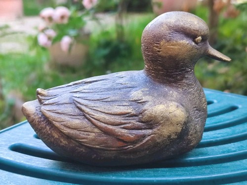 Canard bois sculpté - canard,