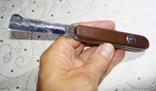 Couteau Greffoir avec jolie lame mi-brute