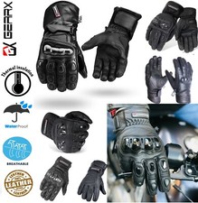 Gants De Moto En Cuir D'Hiver