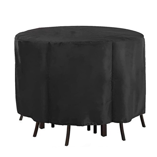 Chaise patio ronde - noire, et