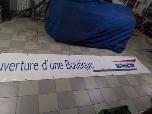 Banderole boutique sncf - boutique,
