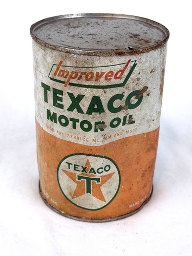 Texaco motor oil one - texaco, can