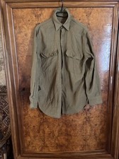 WW2  US ARMY OD WOOL  CHEMISE MOUTARDE  DATED UNIFORME