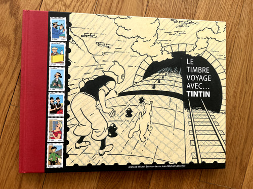 Timbre voyage avec tintin - avec,