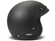 DMD Casque Jet Rétro Noir Mat