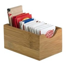 Porte Sachets Sucre Bambou