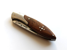 Сouteau pliant couteau de chasse bois Laguiole  rare folding knife France