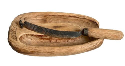 Coupe pain bois sculpté - coupe-pain,