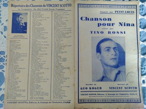 Partition ancienne 1935 - 1935,