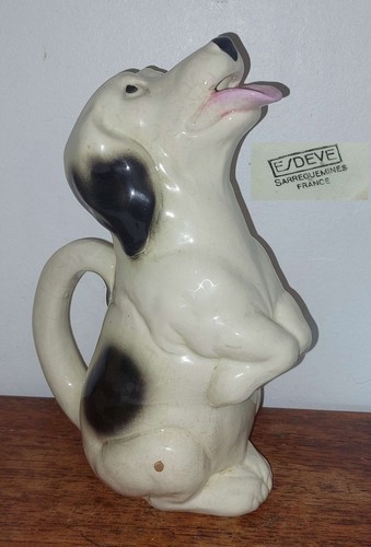 Rare pichet zoomorphe - pichet, chien