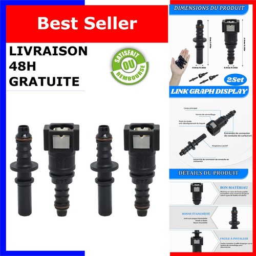 Connecteurs tuyau carburant - tuyau,
