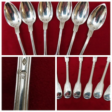 6 CUILLERES à Dessert en