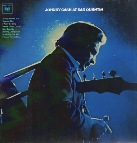Johnny cash san quentin lp - at,