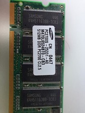 RAM SAMSUNG DDR 512Mb PC-2700S