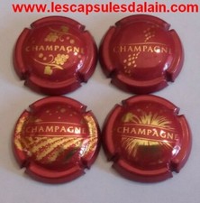 4 BELLES CAPSULES CHAMPAGNE GENERIQUE REF N° 764g a 767g NEWS