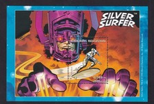 Madagascar-1999- SILVER SURFER-Feuillet neuf**
