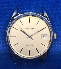 Vintage Ancienne Montre Watch Uhr MIREXAL Quartz Mouvement ESA 947.111 For Parts