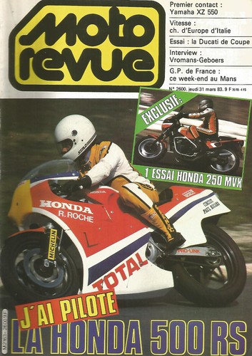 Moto revue 2600 honda 500 - revue,