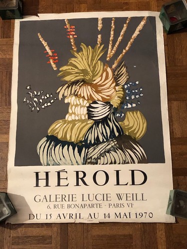 Superbe affiche lithographique - superbe,