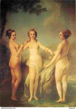 Art - Peinture Nu - Carle Van Loo - Les trois Graces - Château de Chenonceau - C