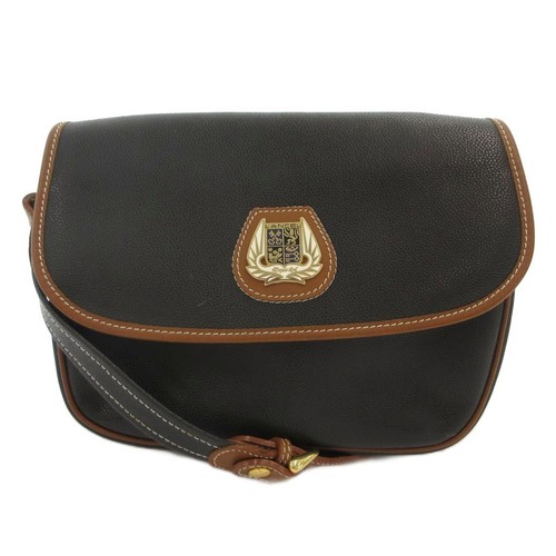 Lancel shoulder bag - black, logo