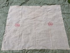 Rare ancienne couverture SNCF vers 1940 wagons lit  190 X 240 cm