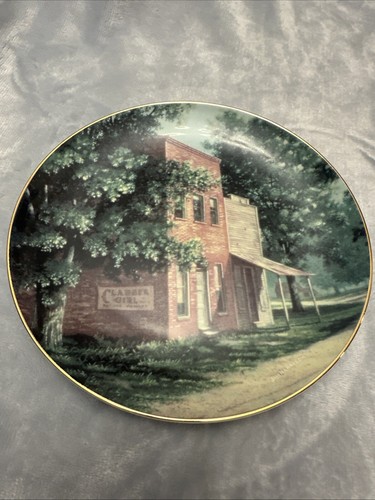 Country path plate - plate, vanishing