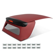Capote souple rouge pour smart - souple,