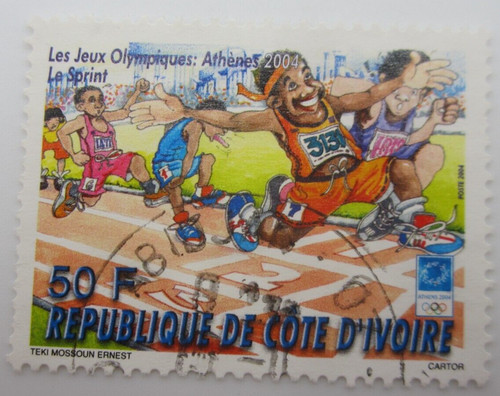 Timbre cote ivoire 1316 - timbre, d'ivoire