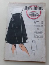 Mode et Travaux, patron immédiat n° 315 couture, tailles 40-44-48