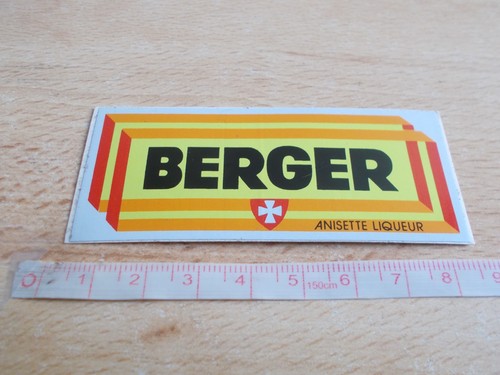 Autocollant berger anisette - berger,