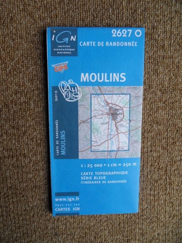 525 carte ign de - , randonnée