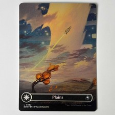 PLAINS 0262 MTG EOE ANGLAIS FULL ART FOIL NEUF