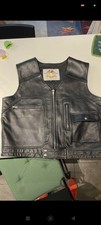 Gilet Cuir biker moto 