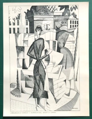 Illustration après une - illustration, d'après