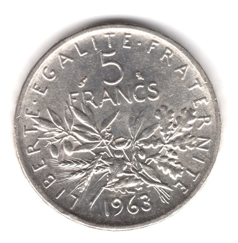 Pièce francs 1963 - pièce, de